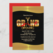 ストア開口部 招待状 (正面/裏面)