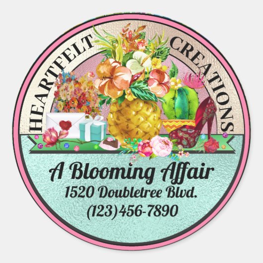 ストア/デザイナーステッカー ラウンドシール (正面)