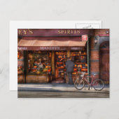 ストア – ワイン – ワインとスピリッツEst 1934 ポストカード (正面/裏面)