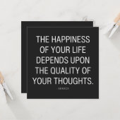 ストイシズムあなたの人生の幸福は依存する カード (正面/裏面インサイチュ)