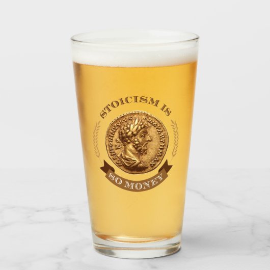 ストイシズムは金の鏡だ タンブラーグラス (ドリンク正面)