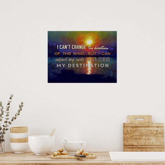 ストイシズム引用文ポスター感動的 ポスター (キッチン)