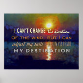 ストイシズム引用文ポスター感動的 ポスター (正面)