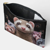 ストイックフェレットアクセサリーパウチハンドバッグ アクセサリーポーチ (見開き)