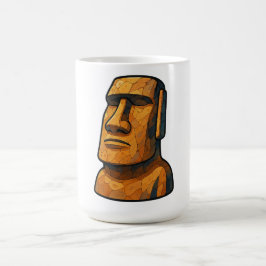 ストイックモアイ古代の態度 コーヒーマグカップ