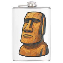 ストイックモアイ古代の態度 フラスク