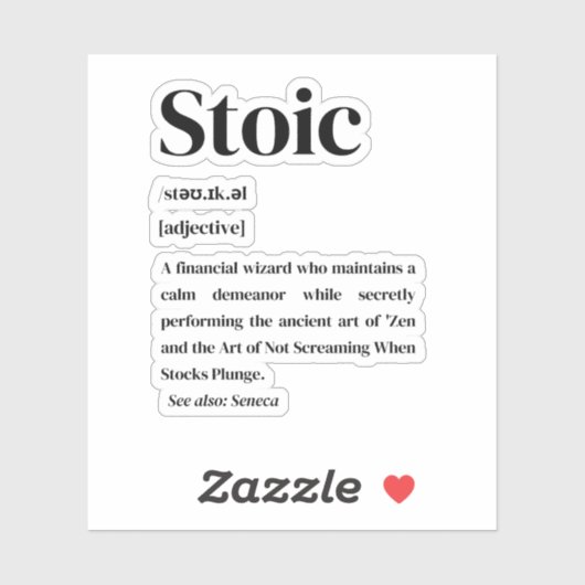 ストイック取引定義 シール (シート)