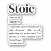 ストイック取引定義 シール (正面)