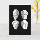 ストイック哲学者 カード (黄色い花)