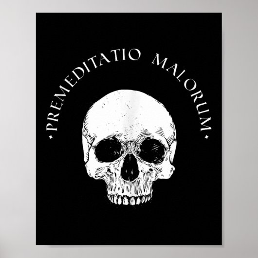 ストイック哲学Premeditation Malorumスカルストイチ ポスター (正面)