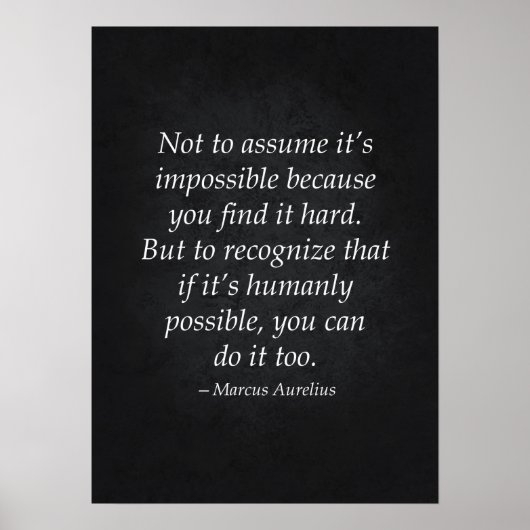 ストイック引用文やる気を起こさせる – ポスター (正面)