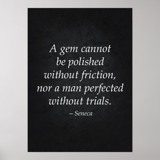 ストイック引用文やる気を起こさせる – ポスター (正面)