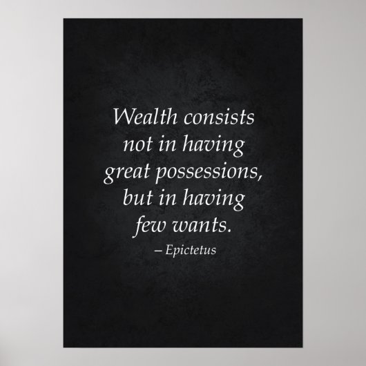 ストイック引用文やる気を起こさせる – ポスター (正面)