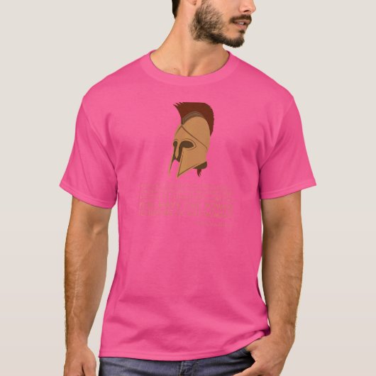 ストイック引用文マーカスアウレリウス哲学ギリシャのファイ Tシャツ (正面)