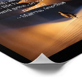 ストイック瞑想引用文 ポスター (角)