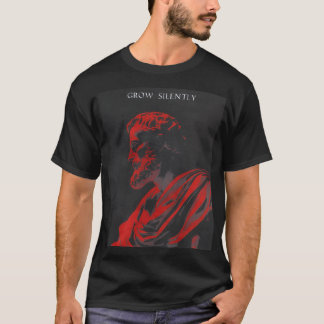 ストイックTシャツ - 黒/赤 Tシャツ