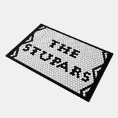 ストゥーパーカスタムの姓 ドアマット (アングル)