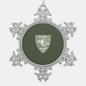 ストウェ・バーモント スノーフレークピューターオーナメント (正面)