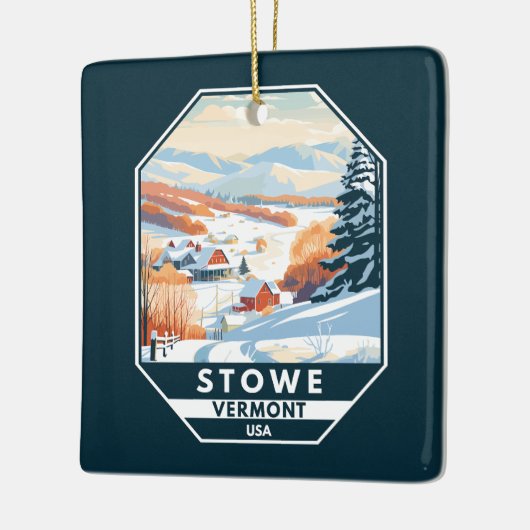 ストウエバーモントウィンターヴィンテージ セラミックオーナメント (左)