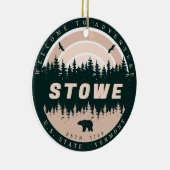 ストウエバーモントヴィンテージパインツリー自然 セラミックオーナメント (右)