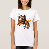 ストウトンブラックナイツスプラッシュレディースティー Tシャツ (正面)