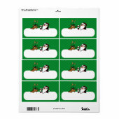 ストギー照明サンタシッピングラベル ラベル (フルシート)