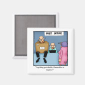 ストッおもしろいクストスタッファユーモアのあるマグネット マグネット (正面/裏面)