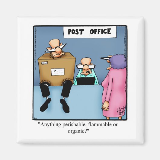 ストッおもしろいクストスタッファユーモアのあるマグネット マグネット (正面)