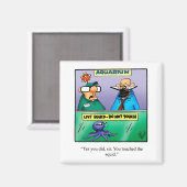 ストッキングおもしろいスタッファー磁石ギフト マグネット (正面/裏面)