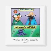 ストッキングおもしろいスタッファー磁石ギフト マグネット (正面)