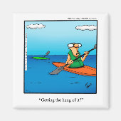 ストッキングおもしろいスタッフカヤックユーモア磁石 マグネット (正面)