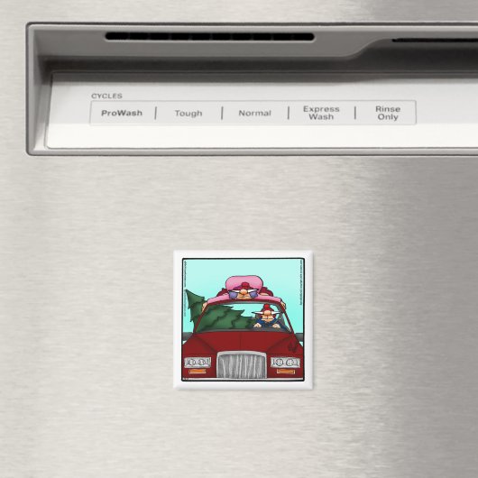 ストッキングおもしろいスタッフクリスマスユーモア磁石 マグネット (インサイチュ (食洗機))