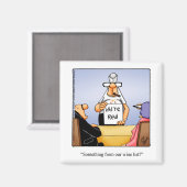 ストッキングおもしろいスタッフワインユーモア磁石 マグネット (正面/裏面)