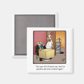 ストッキングおもしろいスタッフワインユーモア磁石 マグネット (正面/裏面)