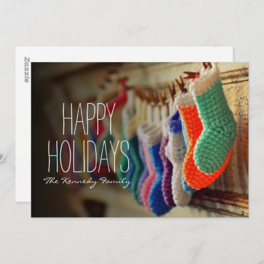 ストッキングつるのマントル沿い シーズンカード (正面/裏面)