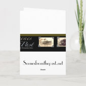 ストッキングつるは煙突の横にあ気にった シーズンカード (裏面)