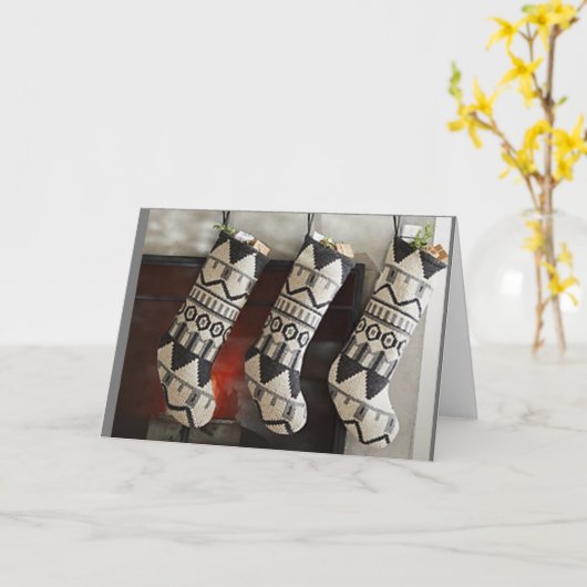 ストッキングつるは近い カード (黄色い花)