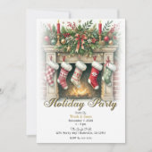 ストッキングつるバイフィアレスホリデーパーティー 招待状 (正面)