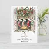 ストッキングつるバイフィアレスホリデーパーティー 招待状 (スタンド正面)