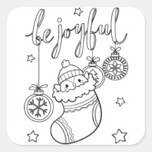 ストッキングで自分のクリスマスペンギンを着色