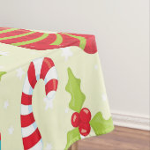 ストッキングとキャンディキャンズクリスマステーブルクロス テーブルクロス (インサイチュ)