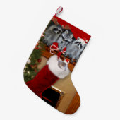 ストッキングのストッキング! スモールクリスマスストッキング (正面 (吊り時))