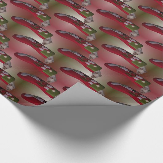 ストッキングのマウス: 包装紙 (角)