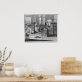 ストッキングの技 – 骨組み編み物 ポスター (キッチン)