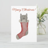 ストッキングの猫 シーズンカード (スタンド正面)