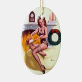 ストッキングの詰め物Pin セラミックオーナメント (右)