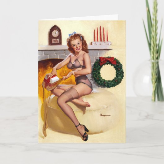 ストッキングの詰め込みピン シーズンカード (正面)