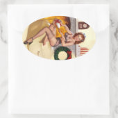 ストッキングの詰め込みピン 楕円形シール (バッグ)