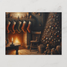 ストッキングはつるしかし気味の悪いおもちゃがある ポストカード