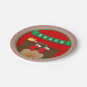 ストッキングはつるChimneyによって行われた・ 2ストッキング ペーパープレート (アングル)